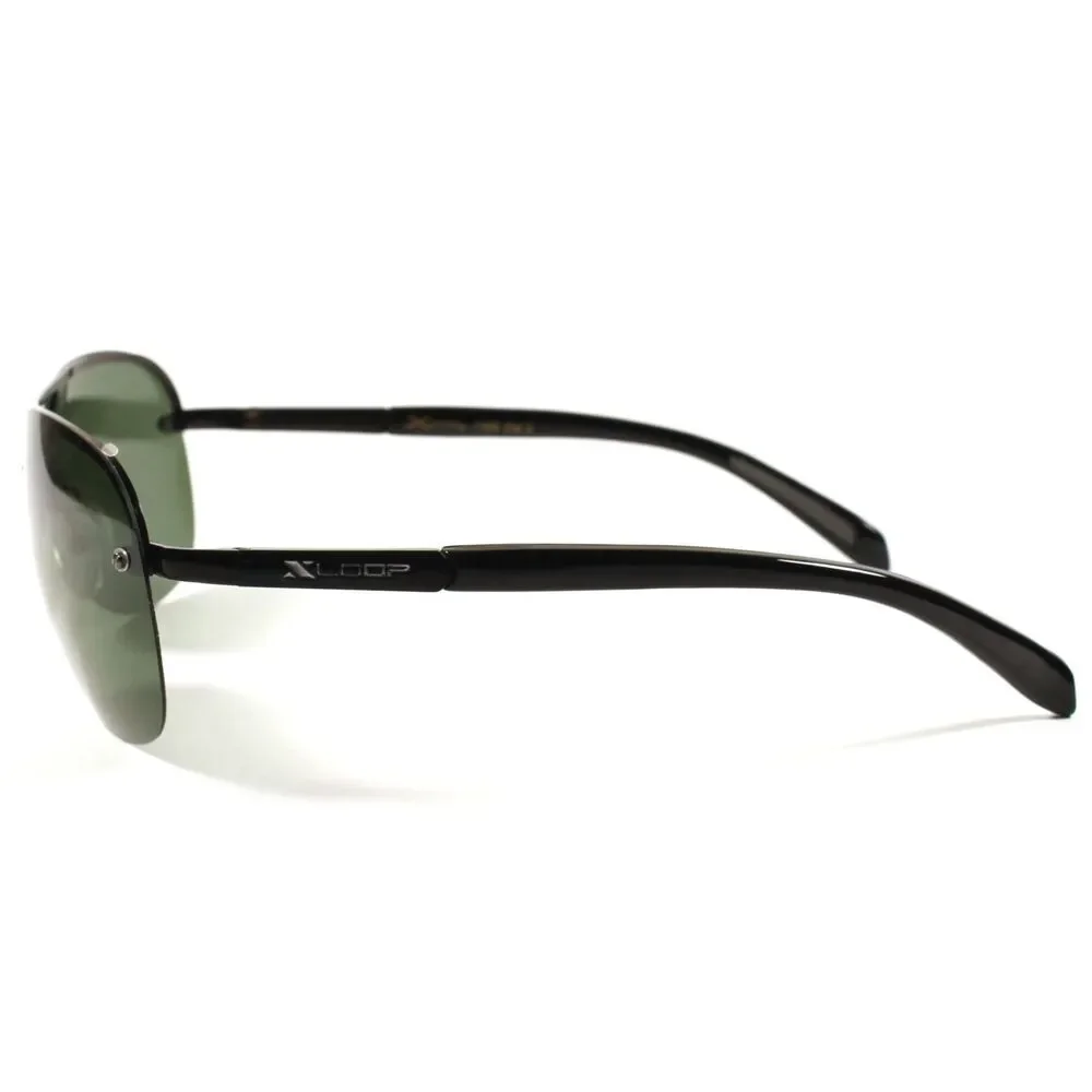 Green Lens Outdoor Driving Mens Womens Polarized Air Force Style Sunglasses C48